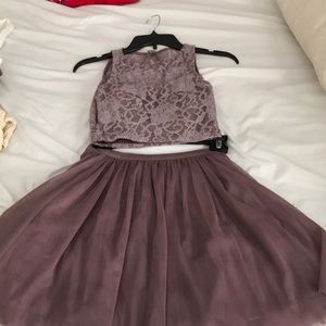 Two piece Windsor homecoming dress